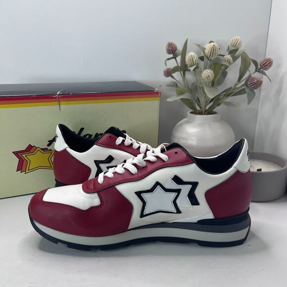 Atlantic Star Lace Up Sneaker Leather Shoes Bolla 090325 Men's 13/EU 46 NWB - Picture 6 of 10